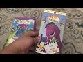 Barney S Rhyme Time Rhythm 2000 VHS Plus Rock With Barney 1996 VHS