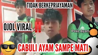Download lagu OJOL VIRAL‼️TEGAH MENCABULI AYAM SAMPE MAT* mp3