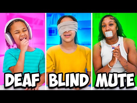 Cali's DEAF MUTE BLIND Baking Challenge!