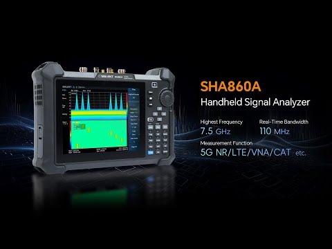 Compact All-in-One Handheld Signal Analyzer for 5G/LTE Field Testing