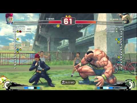 Sabo☆hani (Viper) vs Hamenageru (Zangief) - AE 2012 Matches *720p*