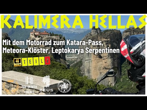 Kalimera Hellas | By motorcycle in Greece | Episode-2 | Katara, Meteora, Leptokarya