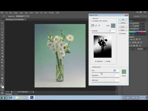 How to Use Color Replacement Tool in Photoshop CS6 - YouTube