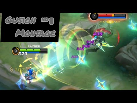 GUSION MONTAGE #1 - HIGH IQ /  OUTPLAYS / INSANE COMBO SPEED