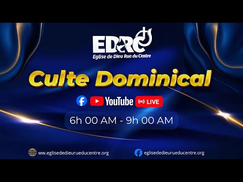 EDRC | CULTE DOMINICAL | 18 Janvier 2026