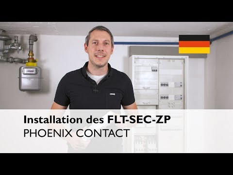 Sammelschieneninstallation: Der Kombiableiter FLT-SEC-ZP einfach montiert