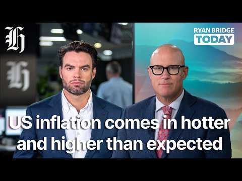 Thumbnail for US inflation comes in hotter and higher than expected; NZD drops | Ryan Bridge TODAY