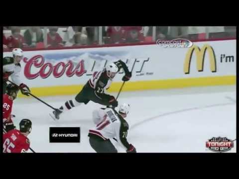 Cal Clutterbuck Goal-Wild versus Blackhawks Game 1 4/30/13