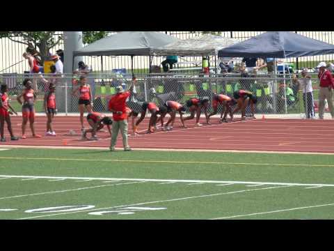 2015 NORTHWEST FLYERS TRACK MEET 13-14 YR GIRLS 100 METER - ALL TH HEAT 2
