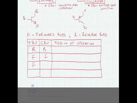 ECE 3110 - Lecture 1a: BJT Devices and Regions of Operation (New)