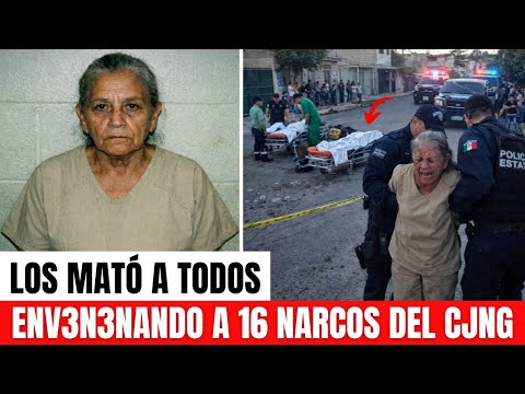 "LIMPIADORA JUSTICIERA" DE ECATEPEC: ELENA RAMÍREZ VENGÓ SOLA A SU NIETA ENV3N3NANDO A 16 NARCOS...