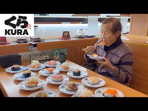 Eating at the World's Largest REVOLVING SUSHI Restaurant in Japan