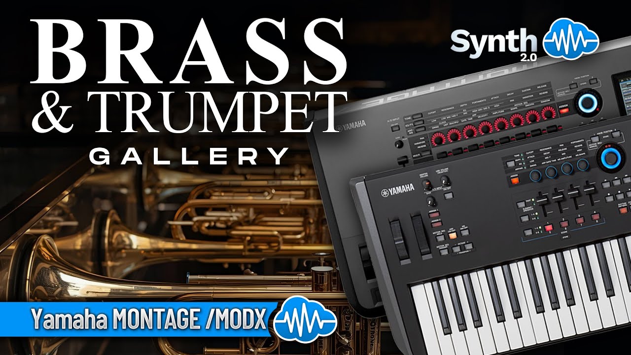 NRL009 - ( Bundle ) - Brass & Trumpet Gallery + Ultimate Pianos V2 - Yamaha MODX / MODX+ - Video Preview 1