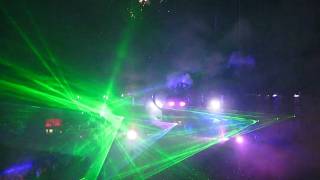 HIGH QUALITY! MOBY LIVE at TOMORROWLAND 2009 BELGIUM  (fireworks + lasershow)