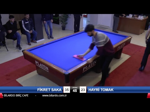 FİKRET SAKA & HAYRİ TOMAK Bilardo Maçı - KARADENİZ ŞAMPİYONASI - FİNAL ETABI-1.TUR