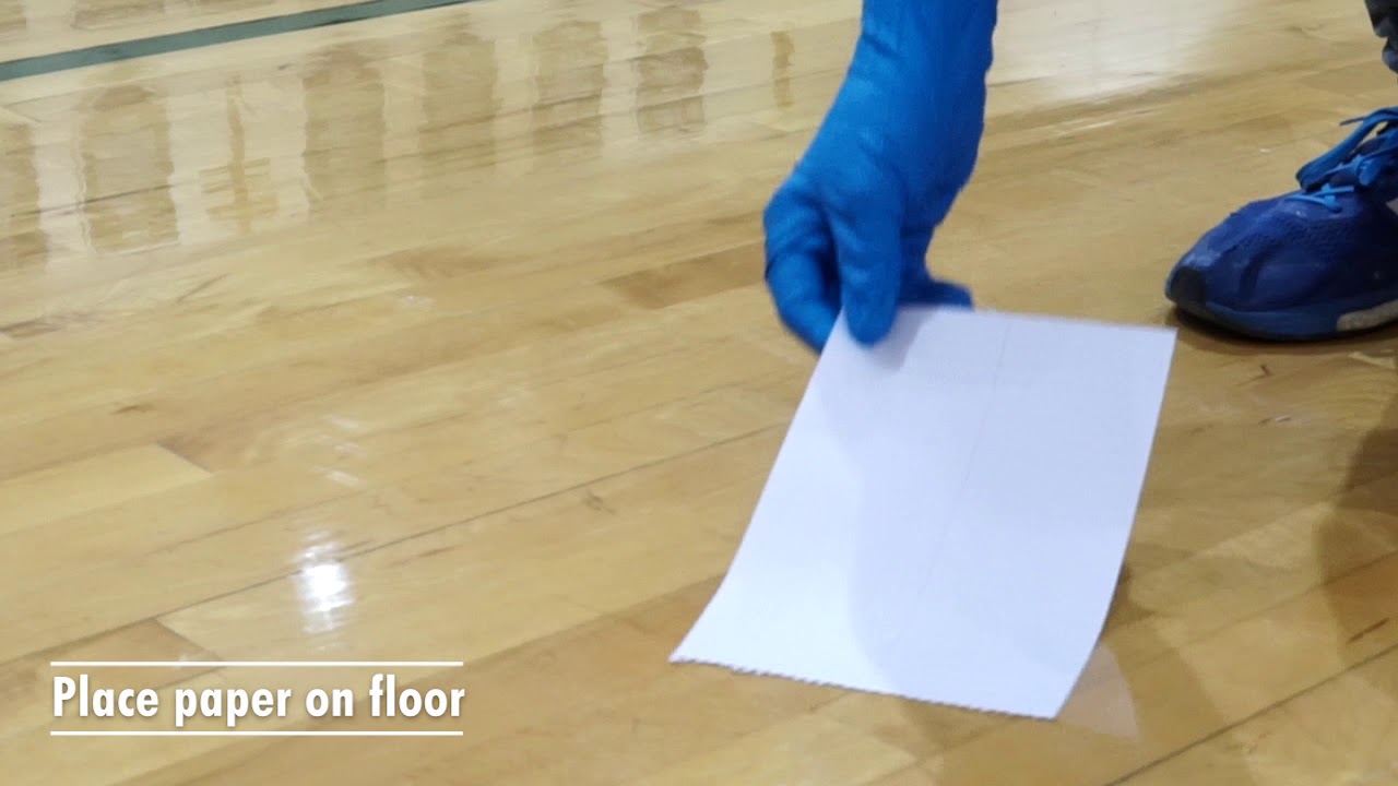 The Paper Test for Wood Floors