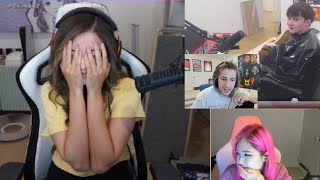 Poki is sure a bikini is fine.. | xQc reacts to Michael Reeves Hair | conflict in the otv house