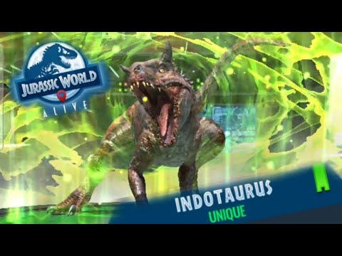 Indotaurus Unlocked!!! ( Jurassic World Alive 2.10 ) Indominus Rex & Carnotaurus Hybrid!!!