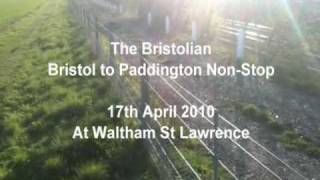 preview picture of video '5043 Earl of Mount Edgcumbe, The Bristolian up train, 17 Apr 2010'