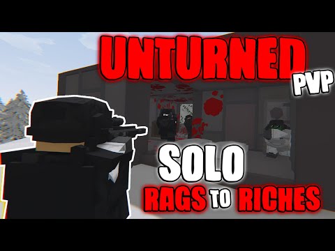 How A 8000 Hour Solo Rags To Riches on Polaris - Unturned PvP