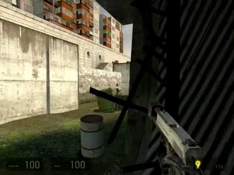 Half Life 2 - Chapter 3 Route Kanal: The railway checkpoint