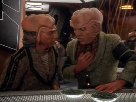 Quark Learns about Tulaberries from Grand Nagus Zek