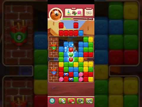 Toon Blast Level 1744 No Boosters Series