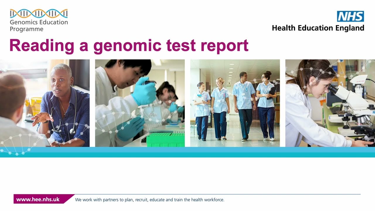 Reading a genomic test report