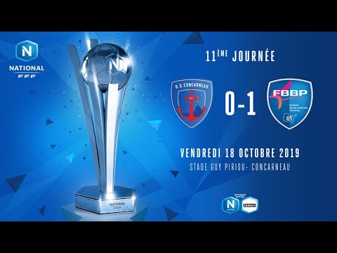 J11 | US Concarneau - Bourg-en-Bresse Péronnas 01 (0-1), le résumé | National 2019-2020