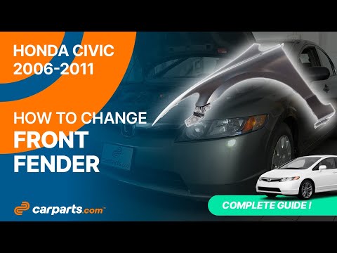 How to replace the Front Fender 2006 - 2011 Honda Civic 🚗
