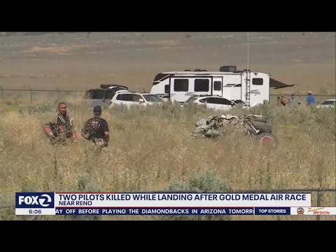 2 pilots killed in collision during Reno air race