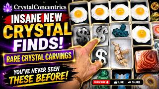 Crystal Carvings Fall Haul 2025 | Rare Crystal Art & Gemstone Showcase #crystalconcentrics