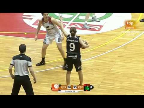 Liga Femenina 12/13. Jornada 14. Spar UniGirona - Rivas Ecópolis