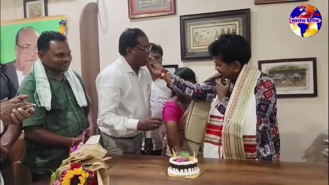 धूमधाम से मनी विधायक शारदा नायक का जन्मदिन