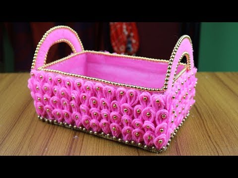 Amazing Woolen Design - Woolen Craft Idea- Best reuse idea - Best out of waste - DIY arts and crafts