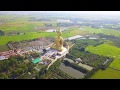 Drone Video Of Wat Muang Largest Sitting Buddha In Thailand
