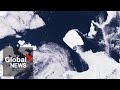 World's largest iceberg on the move from Antarctica