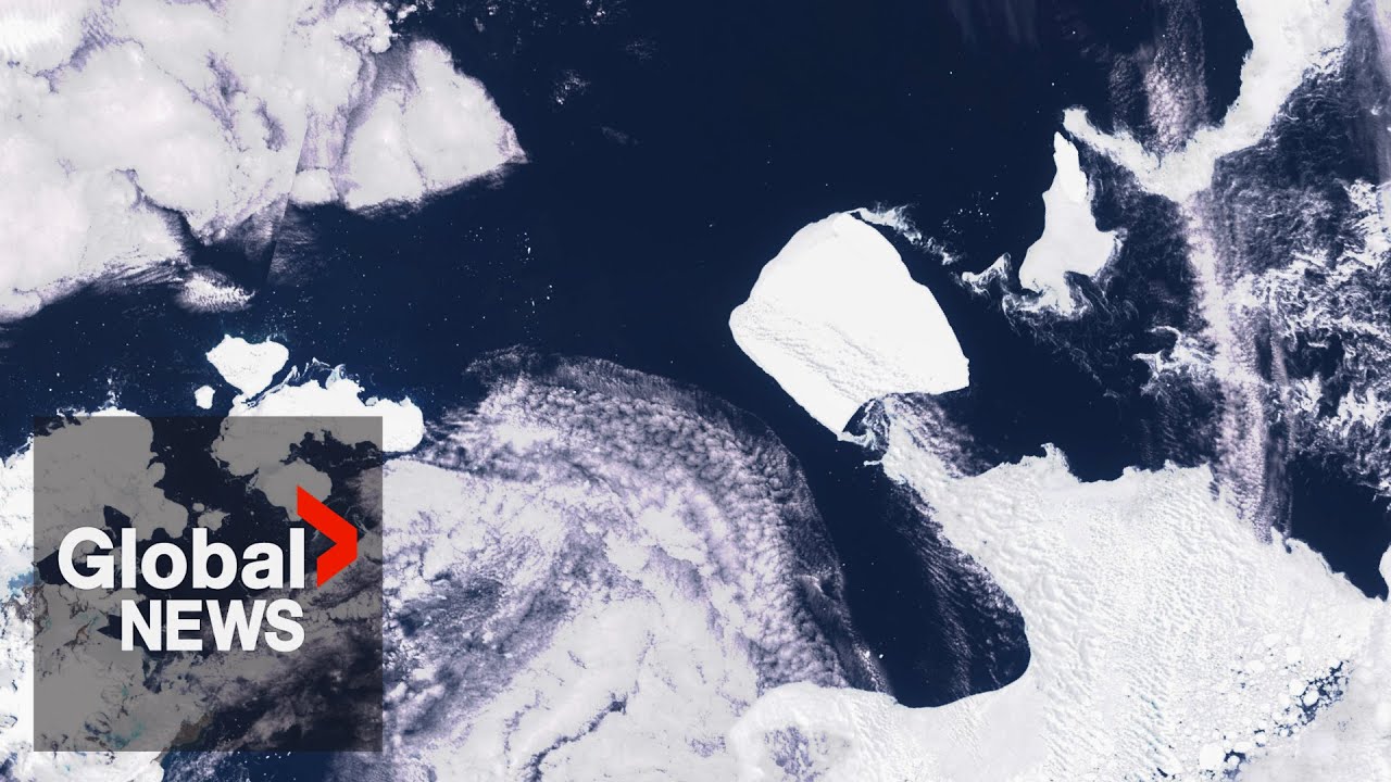 World's largest iceberg on the move from Antarctica thumnail