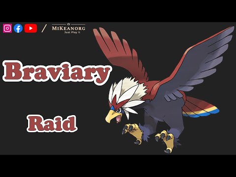 Pokemon Sword & Shield: Max Raid Battle - Defeat 5 Stars Dynamax Braviary in 5 mins (Offline)