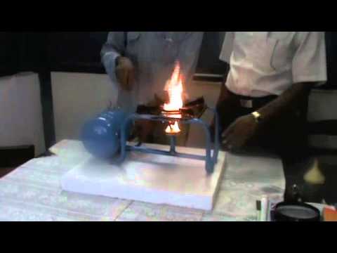 Servals high efficiency kerosene stove demonstration