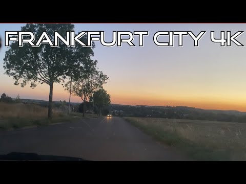 Frankfurt driving tour //Germany 4k driving tour.Driving in Frankfurt.