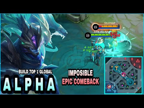 MANIAC!! Alpha Brutal Damage - Build Top 1 Global Alpha ~ MLBB