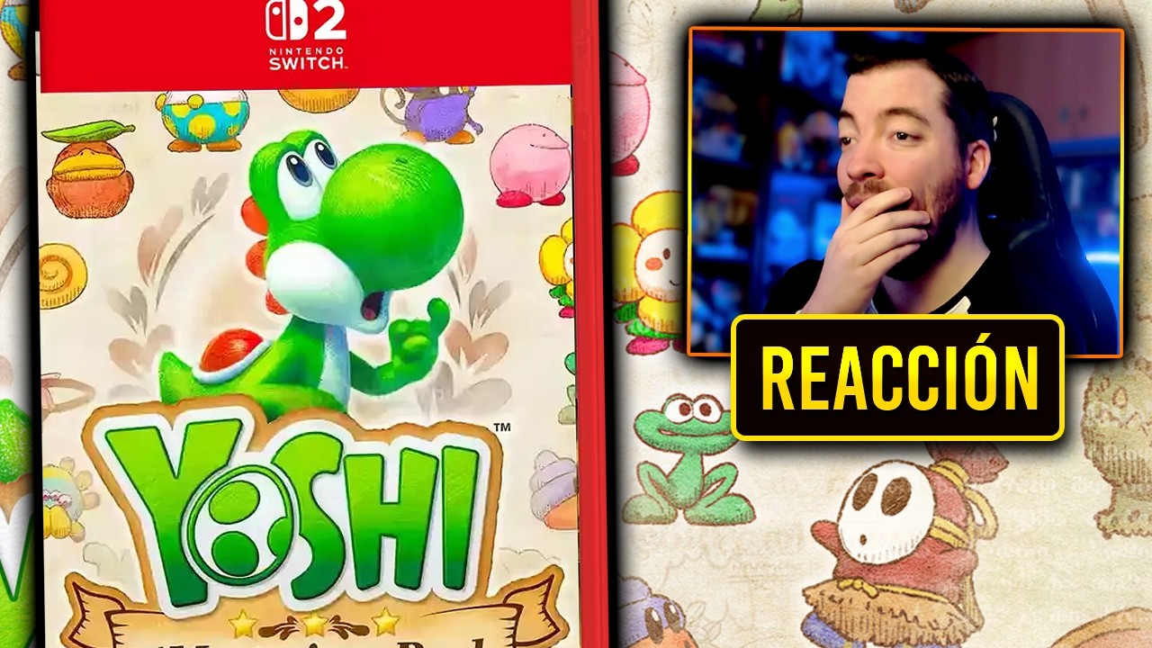 El juego MÁS BONITO del AÑO? Mi REACCIÓN a Yoshi and the Mysterious Book - ¿El GOTY de SWITCH 2?
