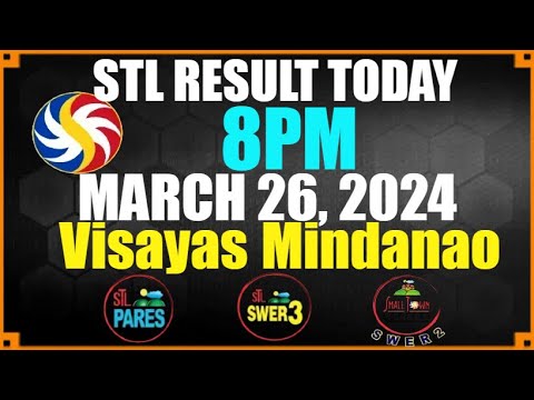 Stl Result Today 8pm MINDANAO March 26 2024