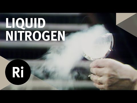 Properties of Liquid Nitrogen - Christmas Lectures with EM Rogers