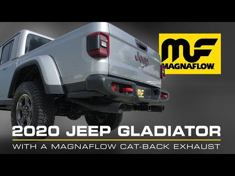 [Hear the Sound] 2020 - 2021 Jeep Gladiator with a MagnaFlow Cat-Back Exhaust [Part #19487]