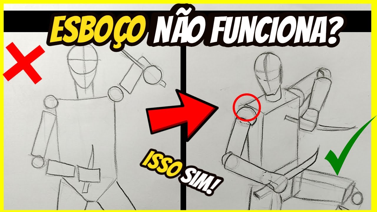Sem ISSO É IMPOSSÍVEL  DESENHAR QUALQUER ANIME!!! ( ESBOÇO 3D)