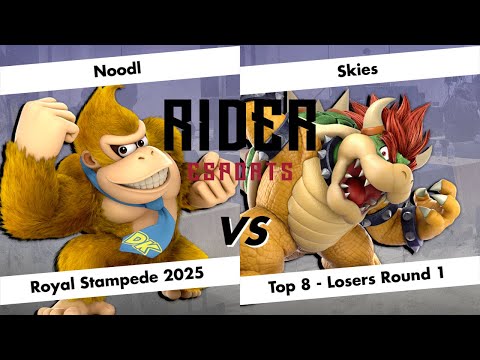 Royal Stampede 2025 - Noodl (Donkey Kong) vs Skies (Bowser) - Top 8 - Losers Round 1