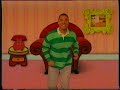 Original VHS Opening Closing Blue S Clues Magenta Comes Over UK Retail Tape