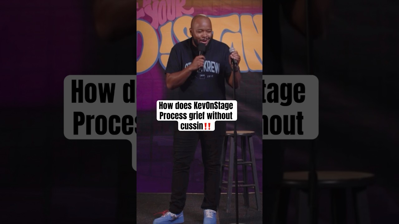 How does @KevOnStage process grief w/o cussin.